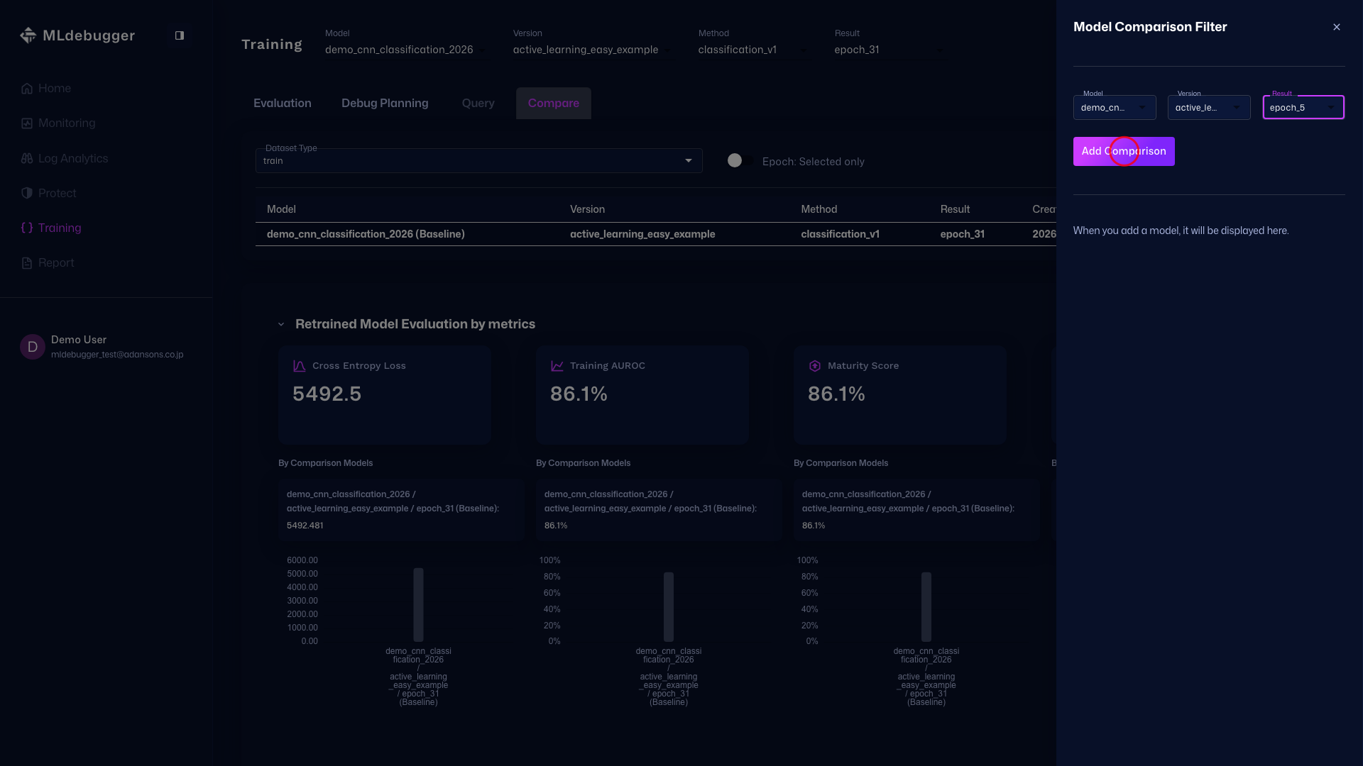 Add model comparison